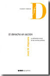 DERECHO EN ACCION, EL, de VILAJOSANA RUBIO | portada del libro
