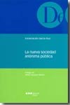 La nueva sociedad anónima pública, de GARCIA RUIZ, ENCARNACION | portada del libro