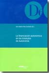 La financiación autonómica en los Estatutos de Autonom¡a, de PITA GRANDAL | portada del libro