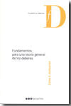 FUNDAMENTOS PARA UNA TEORIA GENERAL DE LOS DEBERES, de ALCHOURRON | portada del libro
