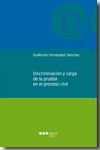Discriminación y carga de la prueba en el proceso civil, de Ormazabal Sánchez, Guillermo | portada del libro