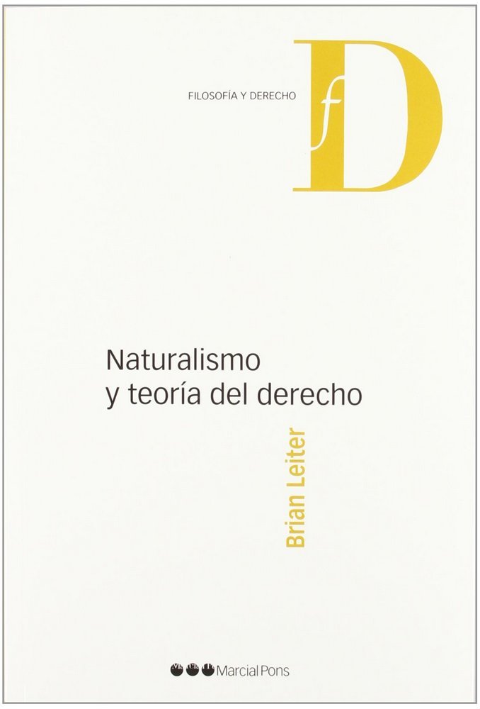 Naturalismo y teoría del derecho, de Leiter | portada del libro