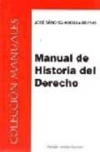 MANUAL DE HISTORIA DEL DERECHO ESPAÑOL ED.2004, de JOSE SANCHEZ ARCILLA BERNAL | portada del libro