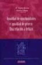 Igualdad de oportunidades e igualdad de género: una relación a debate, de MARIA ANGELES BARRERE UNZUETA | portada del libro