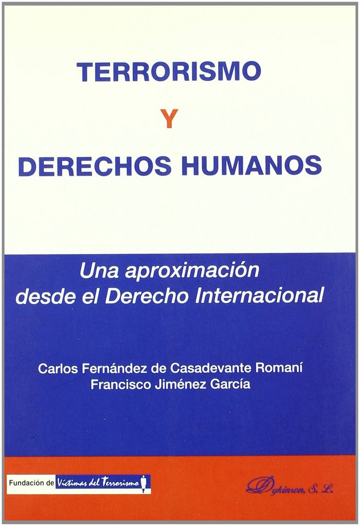 Terrorismo y derechos humanos, de Fernández de Casadevante Romaní | portada del libro