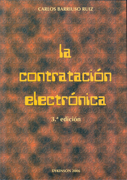 La contratación electrónica, de Barriuso Ruiz | portada del libro
