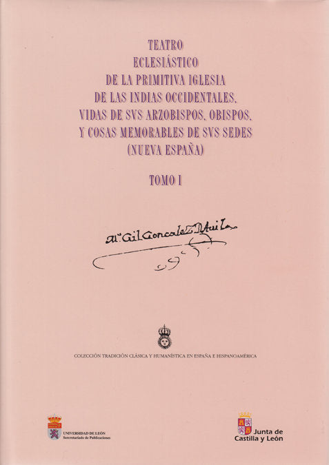 TEATRO ECLESIASTICO DE LA PRIMITIVA IGLESIA DE LAS INDIAS OCCIDENTALES | portada del libro