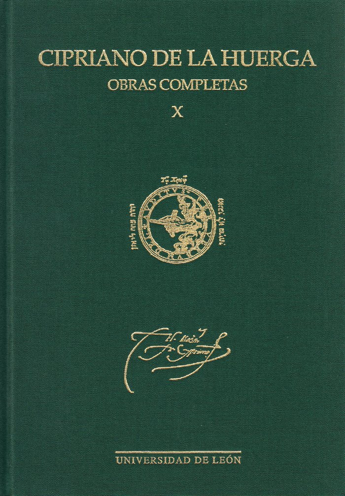 Cipriano de la Huerga X. Obras Completas "Nuevos escritos y testimonios: índices", de Huerga, Cipriano de la | portada del li