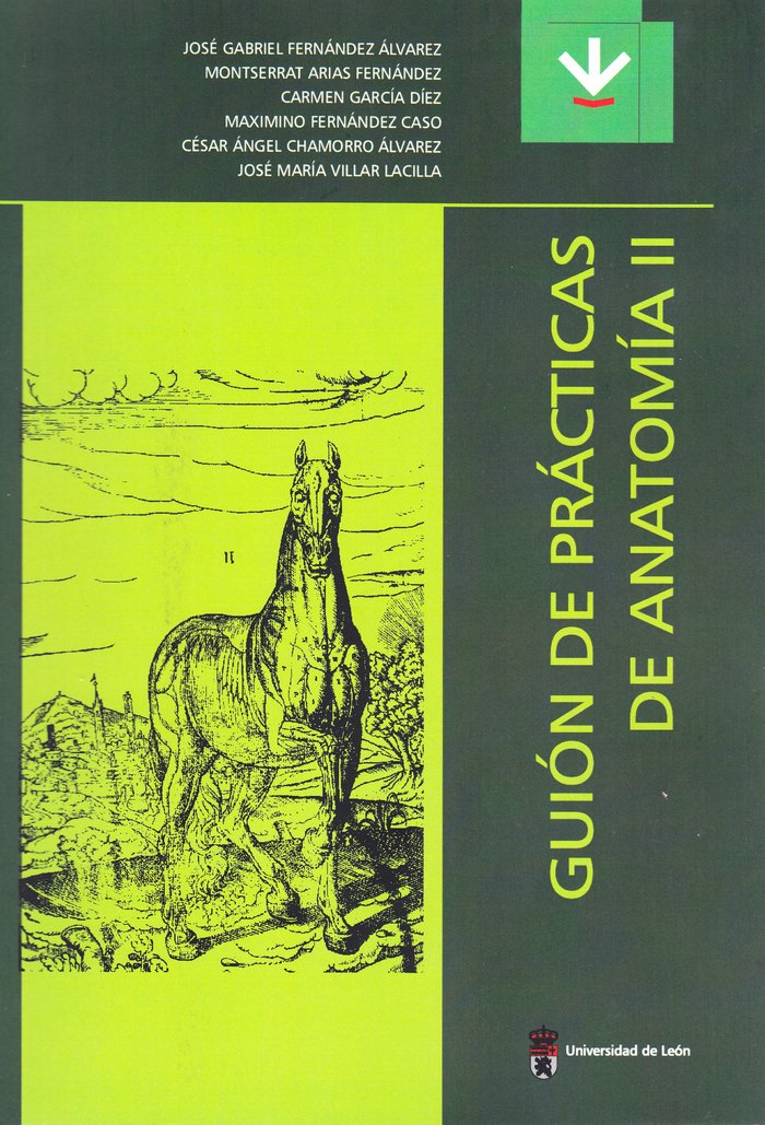 Guión de prácticas de Anatomía II, de Fernández Álvarez, José Gabriel | portada del libro