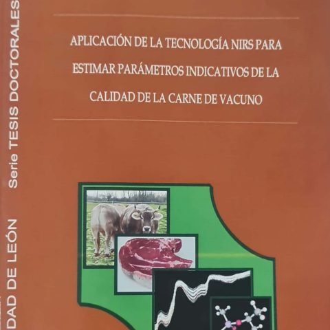 Aplicación de la tecnolog¡a NIRS para estimar parámetros indicativos de la calid, de PRIETO BENAVIDES, NURIA | portada del li