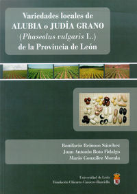 Variedades locales de alubia o judía grano ("Phaseolus vulgaris" L.) de la Provincia de León, de Reinoso Sánchez | portada de