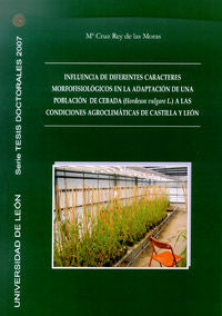 Influencia de diferentes caracteres morfofisiológicos en la adaptacion de una po, de REY DE LAS MORAS, MARIA CRUZ | portada d