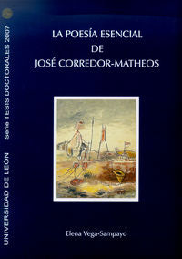 La poes¡a esencial de José Corredor-Matheos, de VEGA-SAMPAYO | portada del libro