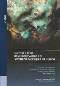 Avances y retos en la conservación del Patrimonio Geológico en España, de AA.VV. | portada del libro
