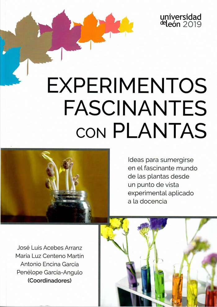 Experimentos fascinantes con platas | portada del libro