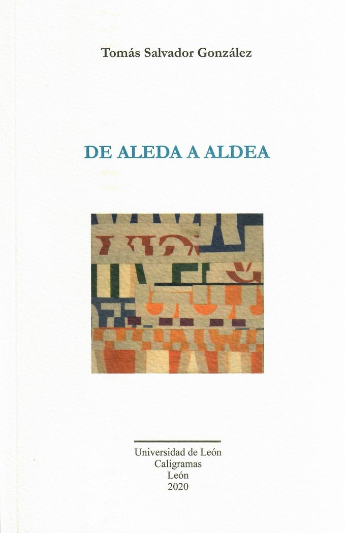 De aleda a aldea, de Salvador González, Tomás | portada del libro