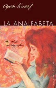 ANALFABETA, LA, de KRISTOF | portada del libro