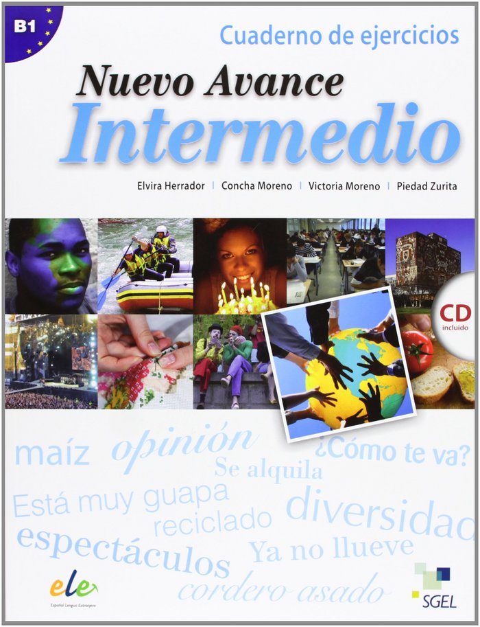 Nuevo Avance intermedio ejercicios + CD, de Moreno, Concha | portada del libro