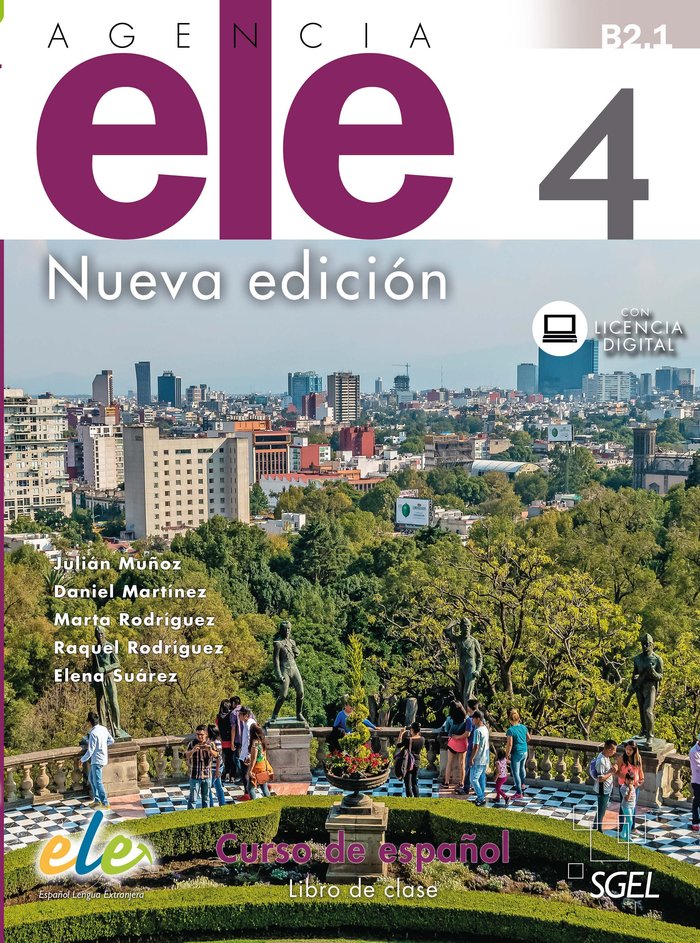 Agencia ELE 4 libro de clase, de Muñoz Pérez, Julián | portada del libro