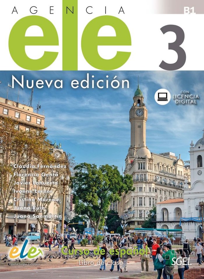 Agencia ELE 3 libro de clase, de Fernández Silva, Claudia | portada del libro