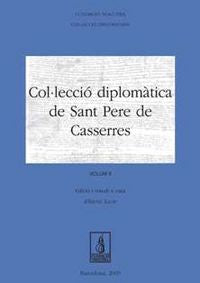 Col·lecció diplomàtica de Sant Pere de Casserres, de Varios autores | portada del libro