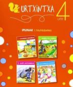 Urtxintxa 4 urte - 1. hiruhilabeteko ipuinak (1-4), de Varios autores | portada del libro