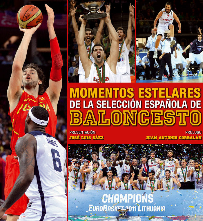 Momentos estelares de la selección española de baloncesto., de AA. VV. | portada del libro