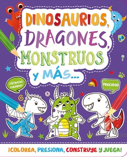 DINOSAURIOS DRAGONES MONSTRUOS Y MAS, de HANNAH CAMPLING | portada del libro