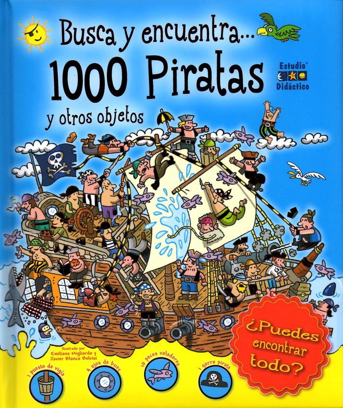 1000 Piratas y otros objetos, de Equipo editorial | portada del libro