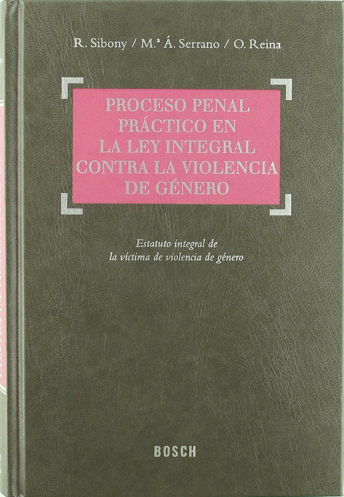Proceso penal práctico en la ley integral contra la violencia de género, de Sibony, Ruby | portada del libro