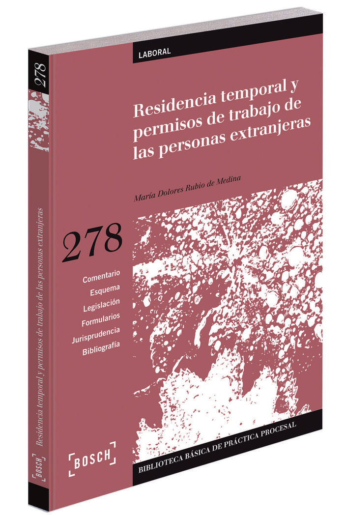 Residencia temporal y permisos de trabajo de las personas extranjeras, de Rubio de Medina, María Dolores | portada del libro
