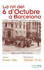 La nit del 6 d'Octubre a Barcelona, de COSTA I DEU, JOAN | portada del libro