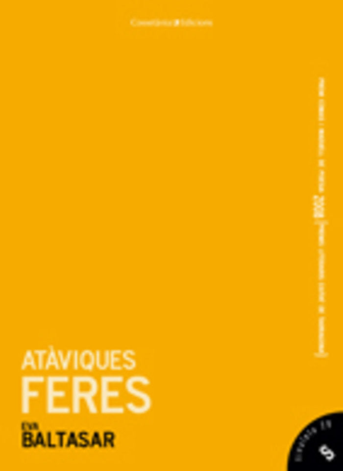 ATAVIQUES FERES, de BALTASAR I SARDA, EVA | portada del libro