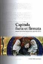CAPITULA FACTA ET FIRMATA, de MARIA ROSA TERES | portada del libro