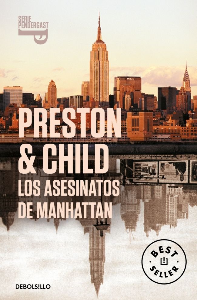 Los asesinatos de Manhattan (Inspector Pendergast 3), de Preston, Douglas | portada del libro