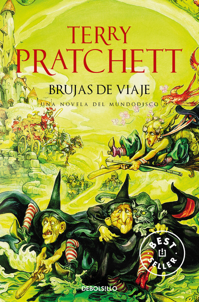 Brujas de Viaje (Mundodisco 12), de Pratchett, Terry | portada del libro