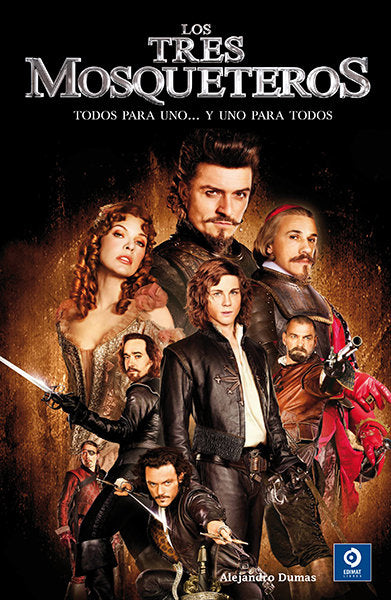 LOS TRES MOSQUETEROS, de DUMAS | portada del libro
