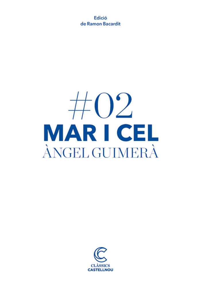 Mar i cel, de Guimerà Jorge, Àngel | portada del libro