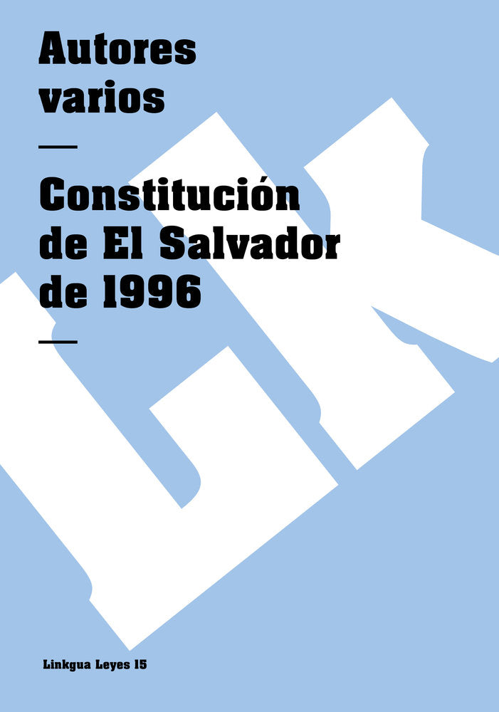 Constitución de Salvador, de Varios, Autores | portada del libro