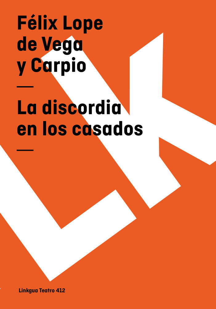 La discordia en los casados, de de Vega, Lope | portada del libro