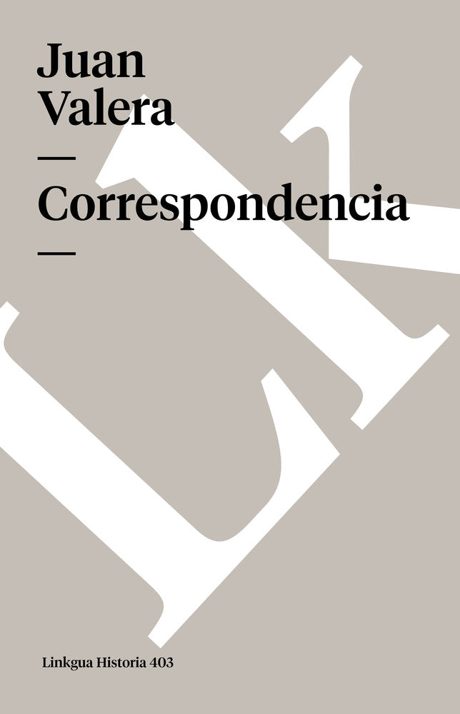 Correspondencia, de Valera, Juan | portada del libro