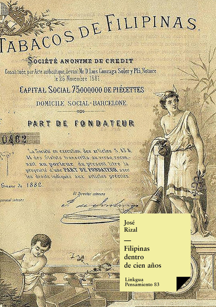 Filipinas dentro de cien años, de Rizal, José | portada del libro