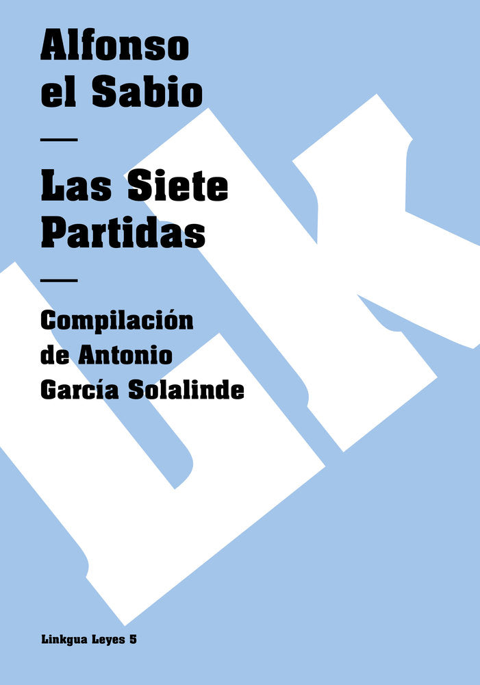 Las siete partidas, de el Sabio, Alfonso | portada del libro