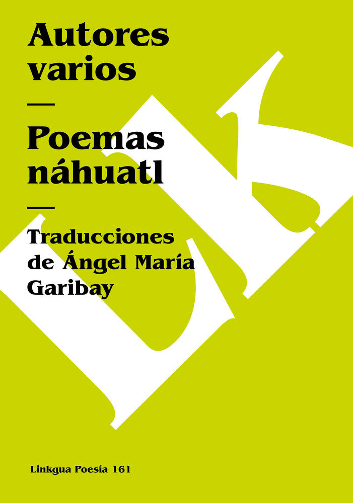 Poemas nahualt, de Varios, Autores | portada del libro