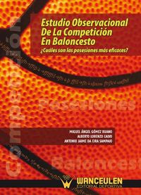 Estudio observacional de la competición en baloncesto, de Gómez Ruano, Miguel Ángel | portada del libro
