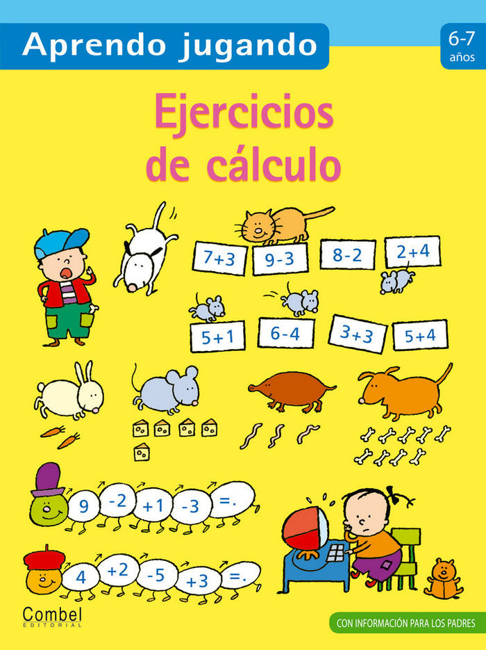 Ejercicios de cálculo 6-7 años, de Varios autores | portada del libro