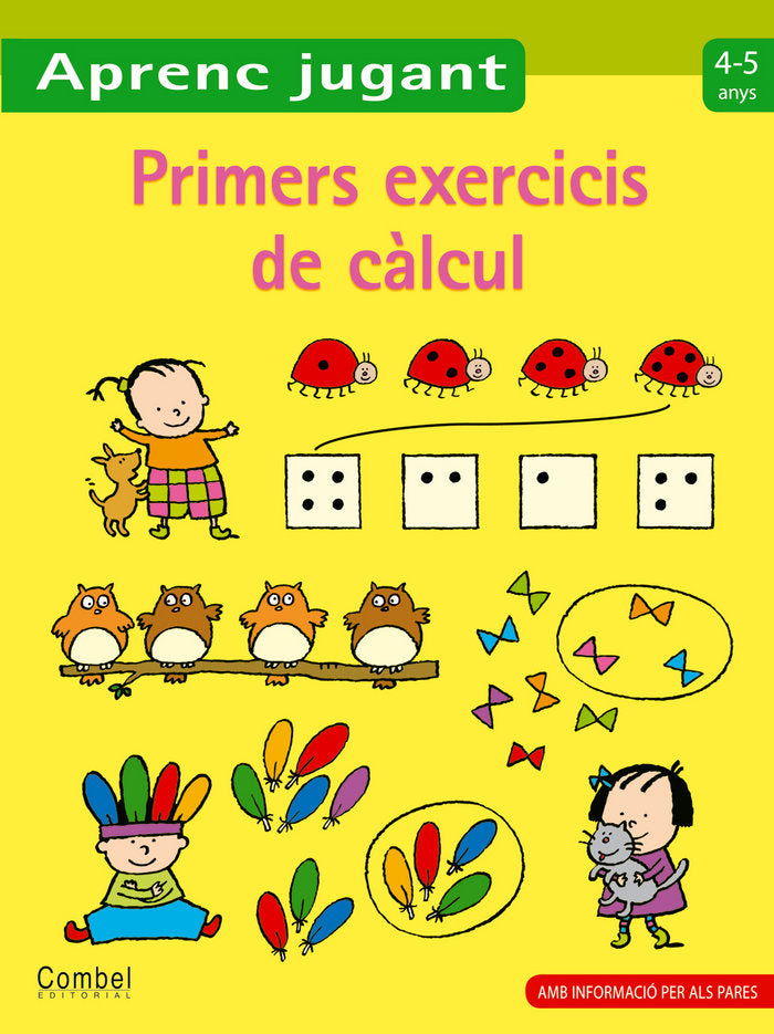 Primers exercicis de càlcul 4-5 anys, de Varios autores | portada del libro