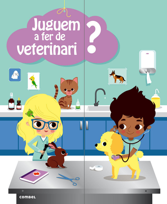 Juguem a fer de veterinari?, de Baumann, Anne-Sophie | portada del libro
