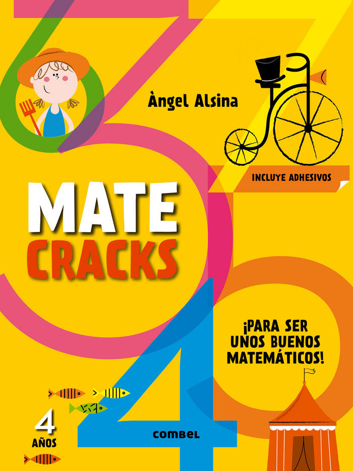 Matecracks. Actividades de competencia matemática: números, geometría, medida, lógica y estadística, de Alsina Pastells, Ànge