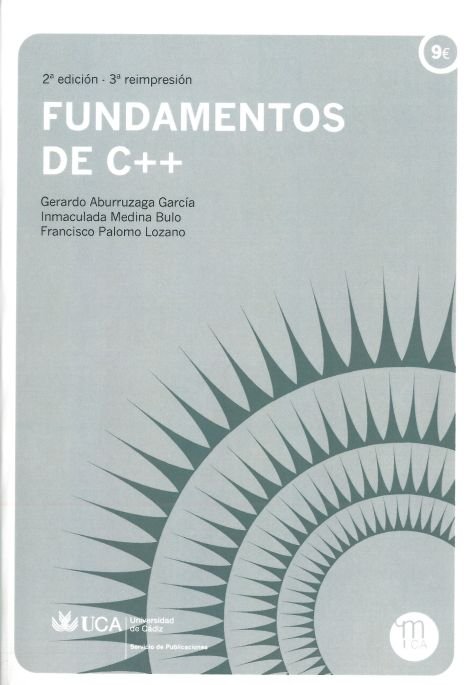 FUNDAMENTOS DE C++, de ABURRUZAGA GARCIA | portada del libro